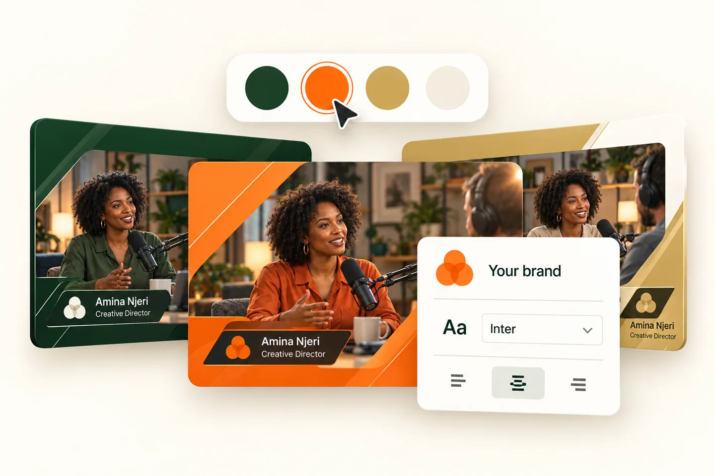 Choosing brand colours and styling for a lower third